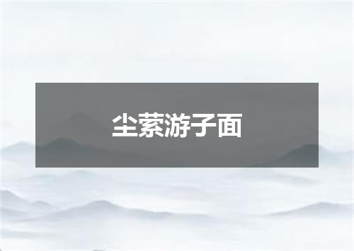 尘萦游子面