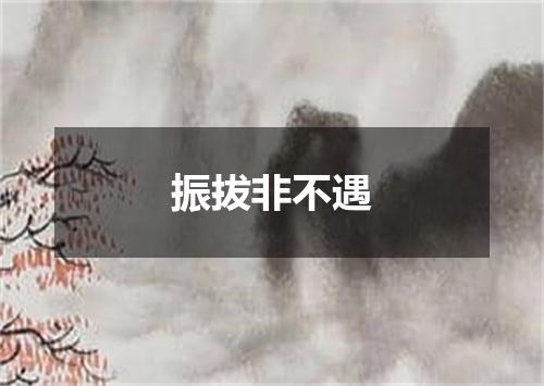 振拔非不遇