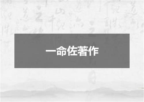 一命佐著作
