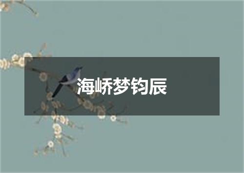 海峤梦钧辰