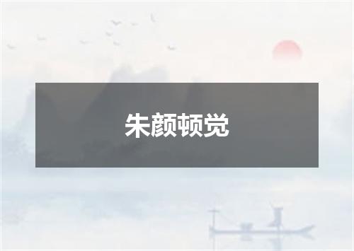 朱颜顿觉