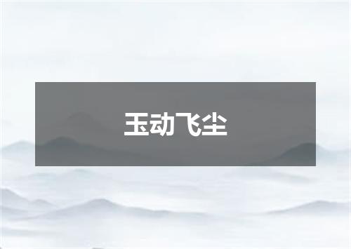 玉动飞尘