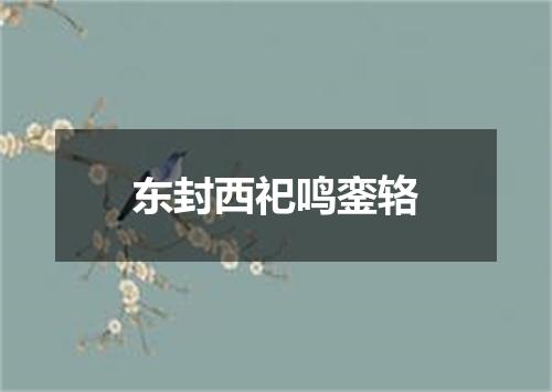 东封西祀鸣銮辂