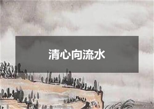 清心向流水
