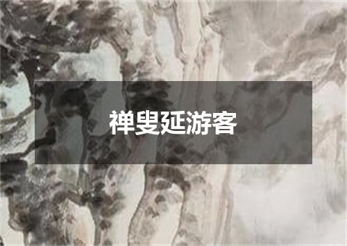禅叟延游客