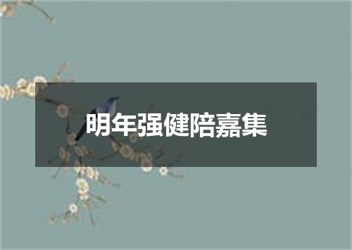 明年强健陪嘉集