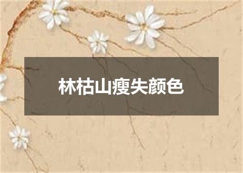 林枯山瘦失颜色