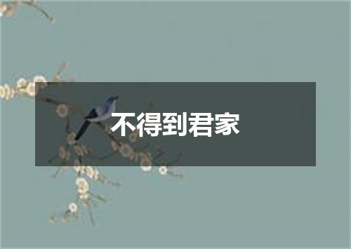 不得到君家