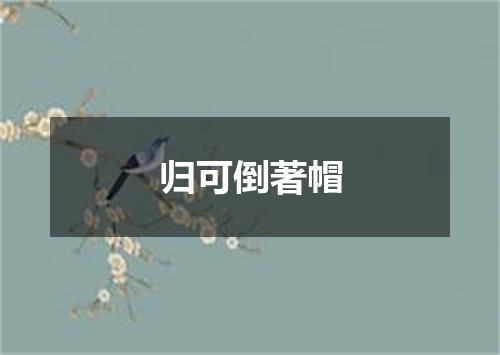 归可倒著帽