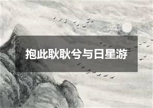 抱此耿耿兮与日星游