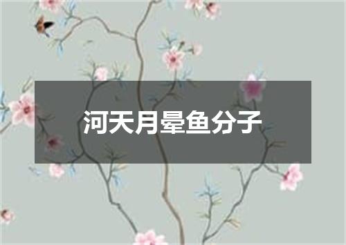 河天月晕鱼分子