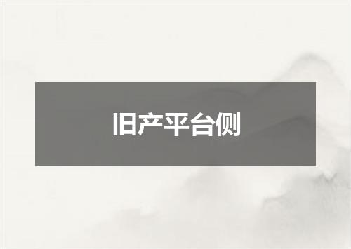 旧产平台侧
