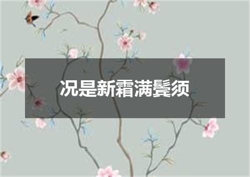 况是新霜满鬓须