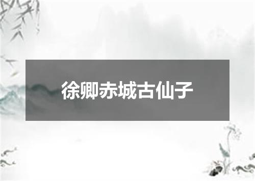 徐卿赤城古仙子