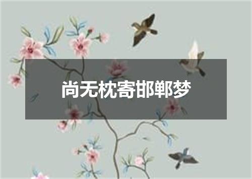 尚无枕寄邯郸梦