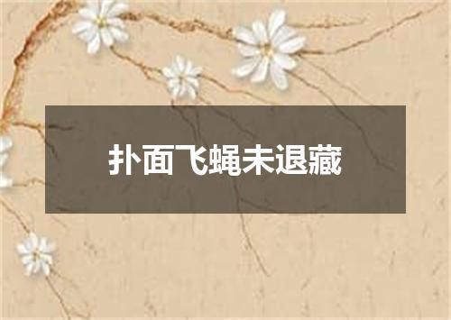 扑面飞蝇未退藏