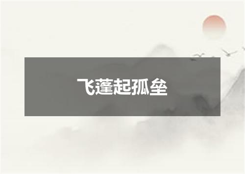 飞蓬起孤垒