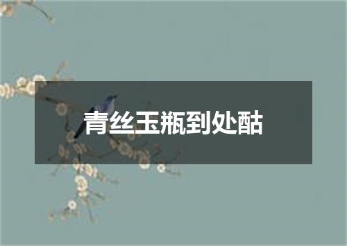 青丝玉瓶到处酤