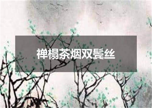 禅榻茶烟双鬓丝