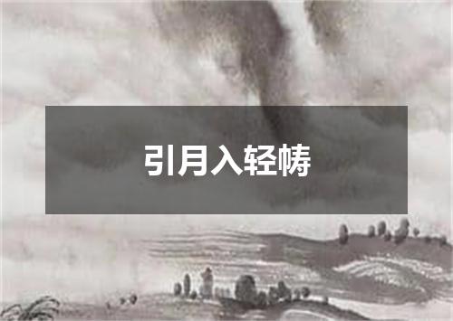 引月入轻帱