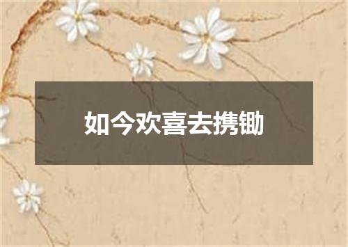 如今欢喜去携锄