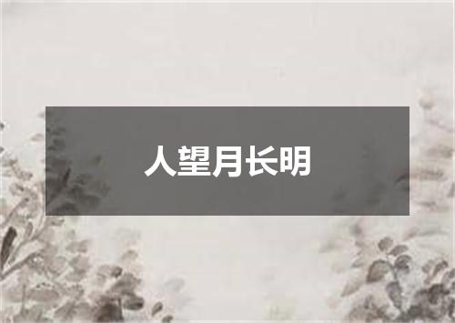 人望月长明