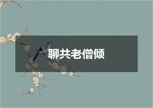 聊共老僧倾