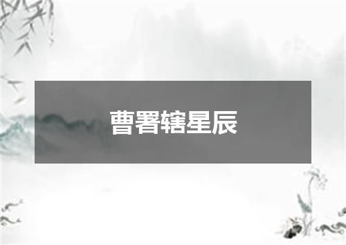 曹署辖星辰