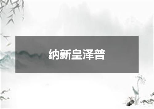 纳新皇泽普