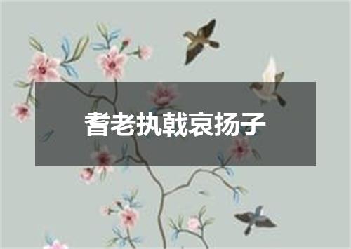 耆老执戟哀扬子