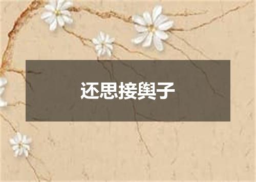 还思接舆子