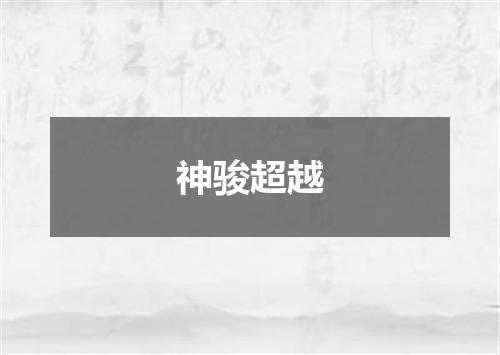 神骏超越