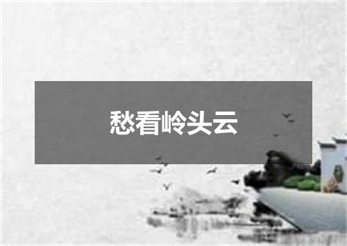 愁看岭头云
