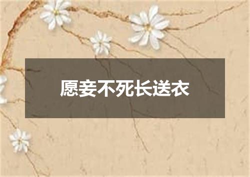 愿妾不死长送衣