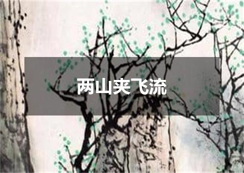 两山夹飞流