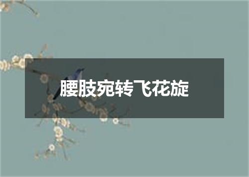 腰肢宛转飞花旋