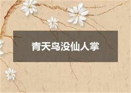 青天鸟没仙人掌