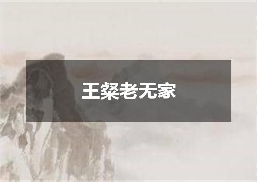 王粲老无家