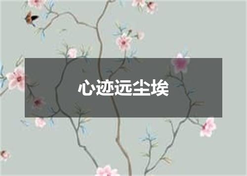 心迹远尘埃