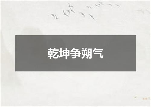乾坤争朔气