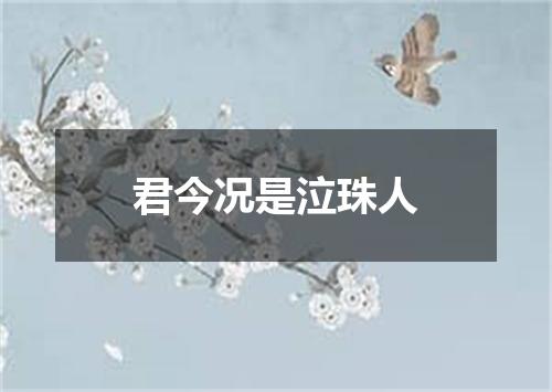 君今况是泣珠人