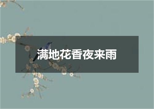 满地花香夜来雨