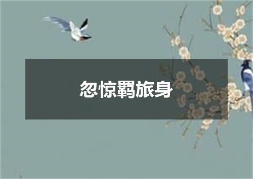 忽惊羁旅身