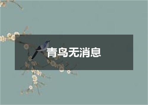 青鸟无消息
