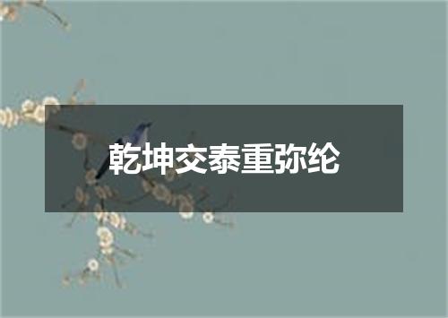 乾坤交泰重弥纶