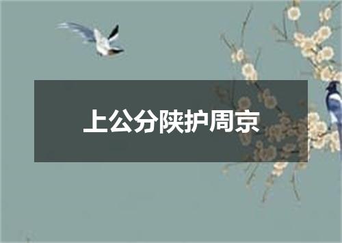 上公分陕护周京