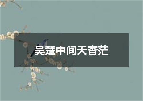 吴楚中间天杳茫