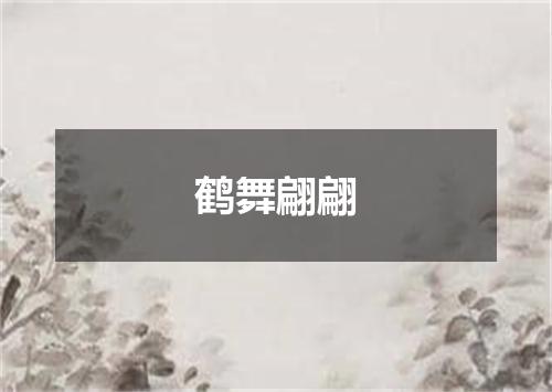 鹤舞翩翩