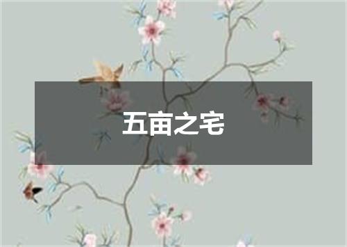 五亩之宅
