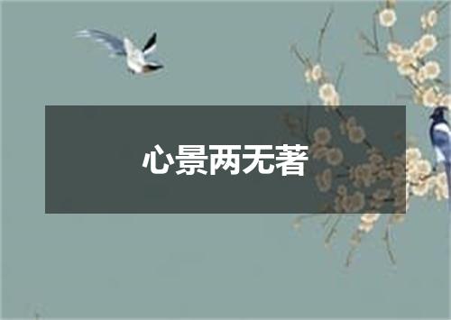 心景两无著